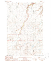 Timber Coulee South 1987 topographic map thumbnail