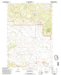 Timber Hill 1993 topographic map thumbnail