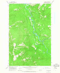 Tin Creek 1965 topographic map thumbnail