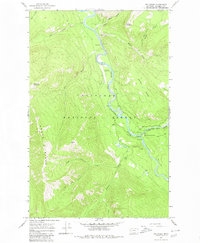 Tin Creek 1965 topographic map thumbnail