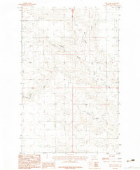Todd Lakes 1983 topographic map thumbnail