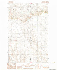 Todd Lakes NE 1983 topographic map thumbnail