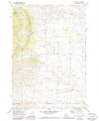 Tolman Flat 1969 topographic map thumbnail