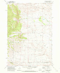 Tolman Flat 1969 topographic map thumbnail