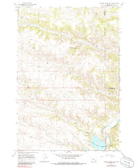 Tongue River Dam 1967 topographic map thumbnail