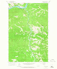 Tony Peak 1963 topographic map thumbnail