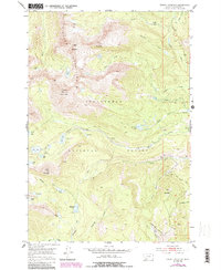Torrey Mountain 1952 topographic map thumbnail