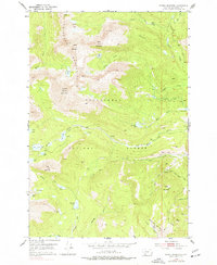 Torrey Mountain 1952 topographic map thumbnail
