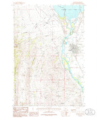 Townsend 1986 topographic map thumbnail