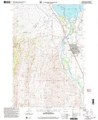 Townsend 2001 topographic map thumbnail