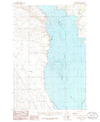 Townsend NE 1986 topographic map thumbnail