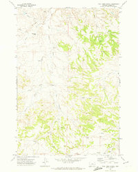 Trail Creek School 1971 topographic map thumbnail