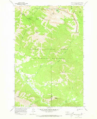 Trap Mountain 1970 topographic map thumbnail