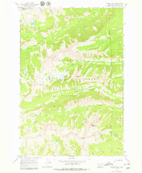Trapper Peak 1964 topographic map preview