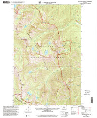 Treasure Mountain 1997 topographic map thumbnail