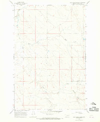 Tree Coulee School 1965 topographic map thumbnail