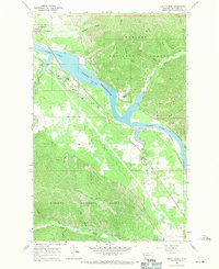 Trout Creek 1966 topographic map thumbnail
