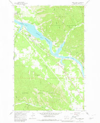 Trout Creek 1966 topographic map thumbnail