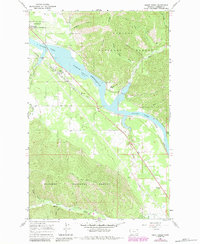 Trout Creek 1966 topographic map thumbnail