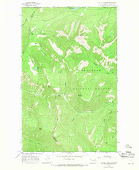 Tuchuck Mountain 1966 topographic map thumbnail