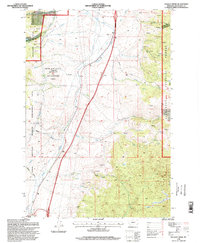 Tucker Creek 1996 topographic map thumbnail