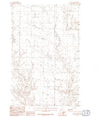 Tule Lake 1984 topographic map thumbnail