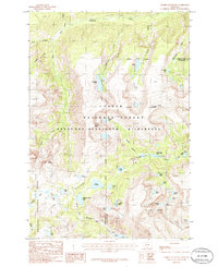 Tumble Mountain 1986 topographic map thumbnail