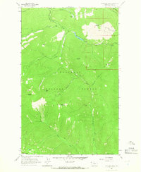 Turner Mountain 1963 topographic map thumbnail