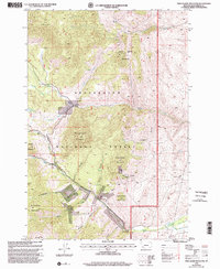 Twin Adams Mountain 1997 topographic map thumbnail