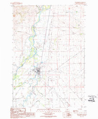 Twin Bridges 1989 topographic map thumbnail