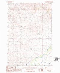 Twin Bridges SW 1989 topographic map thumbnail