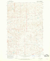 Twin Buttes 1965 topographic map thumbnail