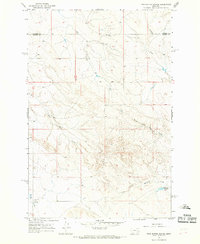 Twin Buttes School 1965 topographic map thumbnail