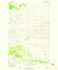 Twin Lakes 1958 topographic map thumbnail