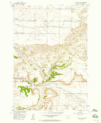 Two Pine School 1956 topographic map thumbnail