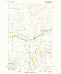Twodot 1972 topographic map thumbnail