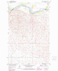 Twomile Creek 1969 topographic map thumbnail