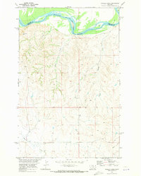 Twomile Creek 1969 topographic map thumbnail