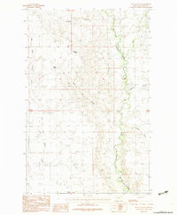 Uhlan Coulee 1983 topographic map thumbnail