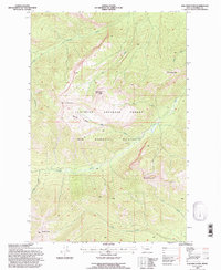 Una Mountain 1994 topographic map thumbnail