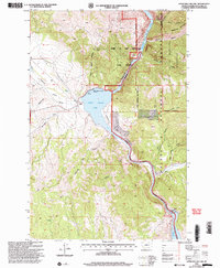 Upper Holter Lake 2001 topographic map thumbnail