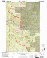 Upper Jocko Lake 1999 topographic map thumbnail