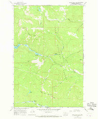 Upper Jocko Lake 1965 topographic map preview