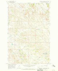 Upper Magpie Reservoir 1967 topographic map thumbnail