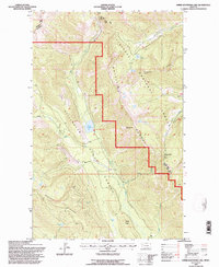 Upper Whitefish Lake 1994 topographic map thumbnail