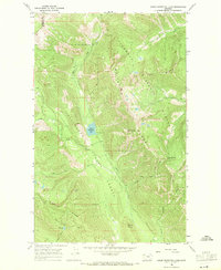 Upper Whitefish Lake 1966 topographic map thumbnail