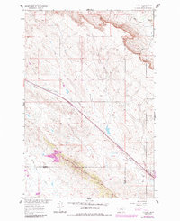 Vananda 1960 topographic map preview