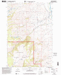 Varney 1997 topographic map thumbnail