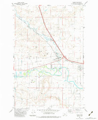 Vaughn 1983 topographic map thumbnail