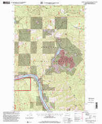 Vermiculite Mountain 1997 topographic map thumbnail
